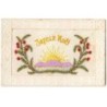 n°20751 - Carte Brodée - Joyeux Noel - Soleil