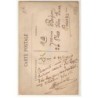 n°20752 - Carte Brodée - Espérance - Ancre et drapeaux