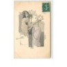 n°11099 - Carte Fantaisie - Femme avec Mandoline - S. Hauby