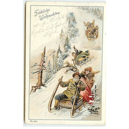 n°20788 - Frohliche Weihnachten - Courses de Luges