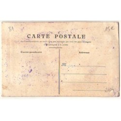 n°20804 - Carte Brodée - De CASTRES - Rose et Pensée