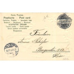 n°20842 - Carte Gaufrée - Prosit Neujahr - Jeunes femmes trinquant