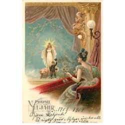 n°20844 - Carte Gaufrée -...