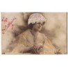 n°20852 - Sainte-Catherine - G. Talero portant un bonnet rose et en dentelle