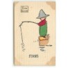 n°20867 - Xmas Greetings - Will Kids - Fishin - Garçon pêchant
