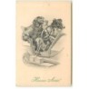 n°20886 - MM Vienne n°393 - Heureuse Année - Chiens Humanisés conduisant une voiture