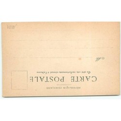 n°11221 - Carte Fantaisie - Silhouette - Homme avec un Chapeau