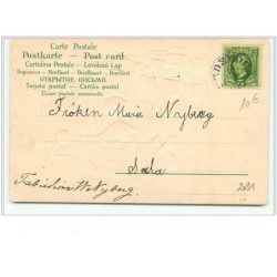 n°2091 - Carte Gaufrée - Poussins écoliers
