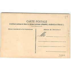 n°20944 - Silhouette - Femme de profil portant un grand chapeau