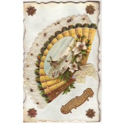 n°20952 - Carte à dentelle...