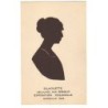 n°21012 - Silhouette - Profil d'une femme - Silhouette découpée par Singlo - Exposition Coloniale Marseille 1922