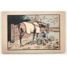 n°21013 - MM Vienne n°361 - Homme lavant les pieds d'un cheval dans une écurie