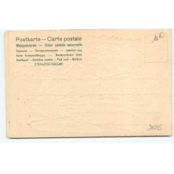 n°21185 - Carte Gaufrée - Joyeux Noël - Un ange gardien près d'enfants découvrant des jouets