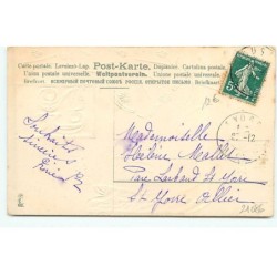 n°21186 - Carte Gaufrée - MSIB 13542 - Joyeux Noël - Deux anges regardant un sapin