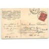 n°21195 - Carte Gaufrée - Clapsaddle - Bonne Année - Ange récupérant des pièces d'or sortant d'un cochon