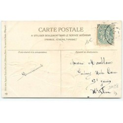 n°21198 - Carte Gaufrée - Série 470 Raphael Tuck - Joyeux Pâques - Lièvres autour d'oeufs