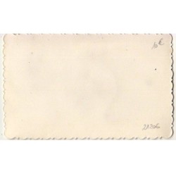 n°21206 - Carte Brodée - Couple dans un médaillon, et pensées brodées