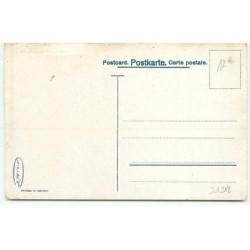 n°21218 - Der Kranke Waldf ! - Teckel habillé devant une porte - Dackel