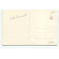n°21280 - Joyeux Noël - Grete Reinwald portant des ailes d'anges, regardant en l'air