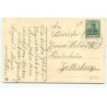 n°21283 - Carte Gaufrée - Herzlichen Glücklwunsch zum Neuen Jahre - Enfants assis sur un éphéméride