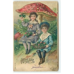 n°21286 - Carte Gaufrée -...