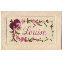 n°21302 - Carte Brodée -...