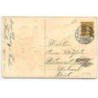 n°21332 - Carte Gaufrée - Prosit Neujahr - Deux enfants habillés en Pierrot autour d'un chaudron