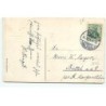 n°21366 - Carte Gaufrée - Petit Ramoneur à califourchon sur un sac rempli de pièces d'or