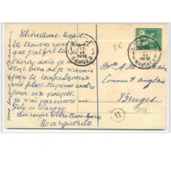 n°2138 - Carte Gaufrée - Enfants se lançant des oeufs