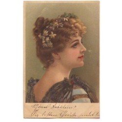 n°21405 - Femme de profil...