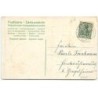 n°21431 - Carte Gaufrée - Viel Glück zum Neuen Jahr - Billets de Banque, sacs remplis de pièces d'or et trèfles