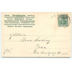n°21434 - Prosit Neujahr - Postkarte mit Tannenduft - Anges sur des luges, l'un tenant une bougie