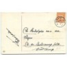 n°11287 - Carte Fantaisie Gaufrée - Bonne Année - Enfants ayant peur d'un Cochon