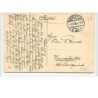 n°2150 - Carte Gaufrée - Angelot avec un parapluie rouge cassé