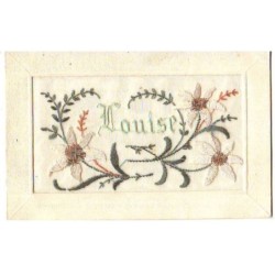 n°21502 - Carte Brodée -...