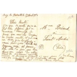n°21502 - Carte Brodée - Prénom Louise - Edelweis