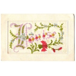 n°21503 - Carte Brodée -...