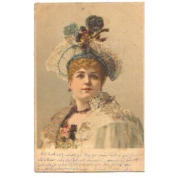n°21506 - Carte avec perles...