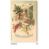 n°10046 - Carte Fantaisie - Fröhliche Weihnachten - Anges et fillette endormie