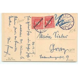 n°21512 - P. Ebner - MM Vienne n°1078 - Herzliche Neujahrsgruss - Fillettes avec des bouquets