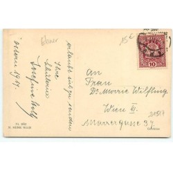 n°21517 - P. Ebner - MM Vienne n°1062 - Herzliche Ostergrüsse - Fillette regardant un lapin sortant d'un oeuf