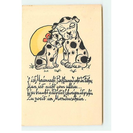 n°21547 - MM Vienne n°1410 - Deux Chiens faisant un calin