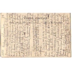 n°21551 - Carte Brodée - Souvenir - Voilier dans un médaillon