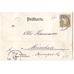 n°21555 - Fillette avec des ailes de papillon - Carte à paillettes