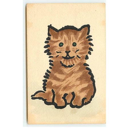 n°21567 - MM Vienne n°418 - Dessin d'un chat marron