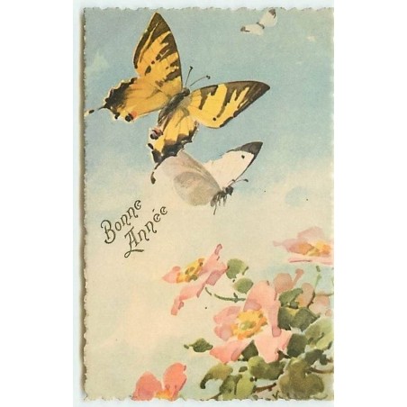 n°11309 - Carte Illustrateur - Catharina Klein - Aubépine et Papillons